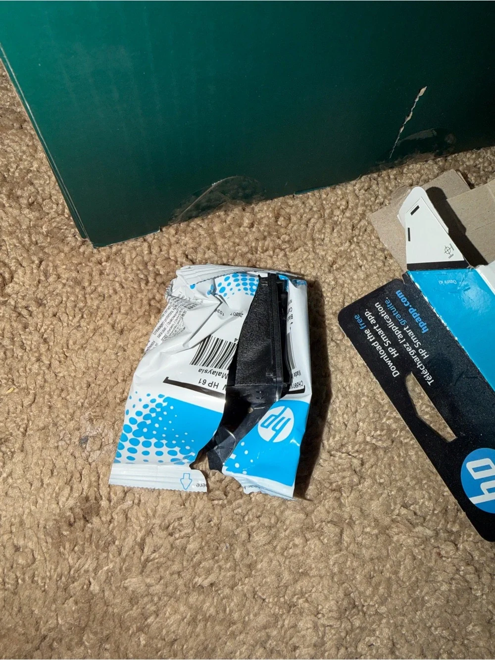 HP Printer Black ink 61